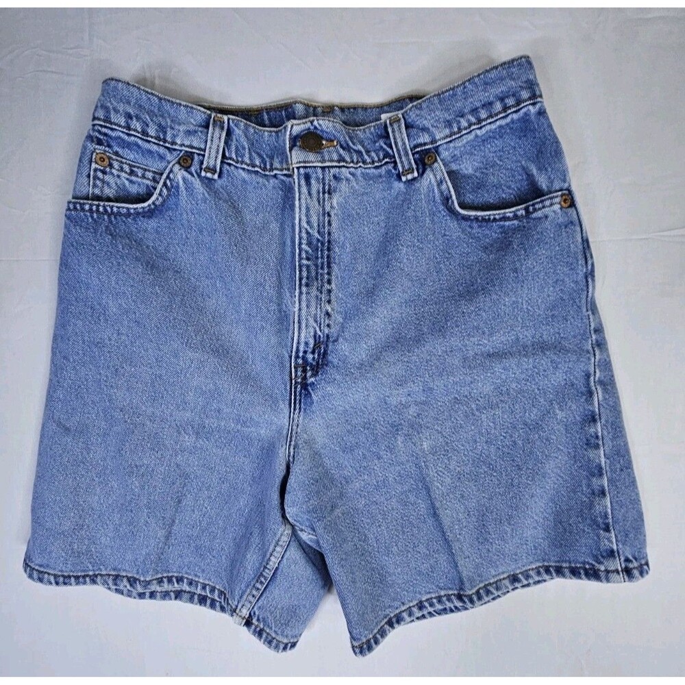 Levi's 951 Shorts Women's Size 12 Blue Denim Orange Tag Relaxed Fit 36951 USA